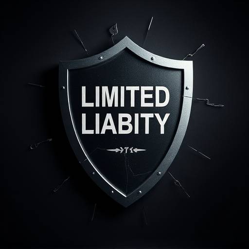 Imagen de un escudo protector roto, simbolizando la limitaci&oacute;n de responsabilidad.