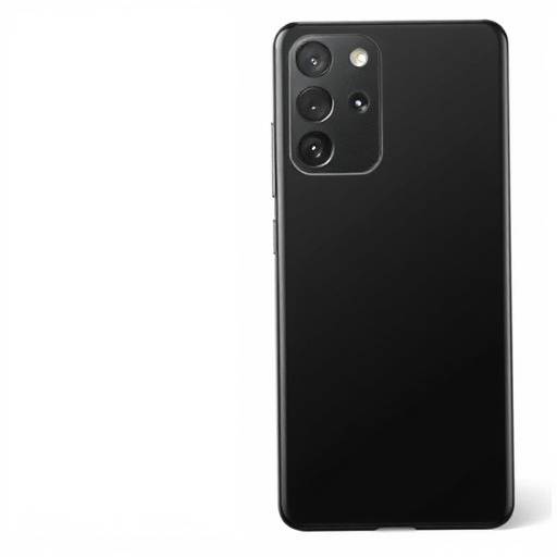 Smartphone Samsung Galaxy S23 Ultra en color negro, mostrando su dise&ntilde;o elegante y su pantalla brillante
